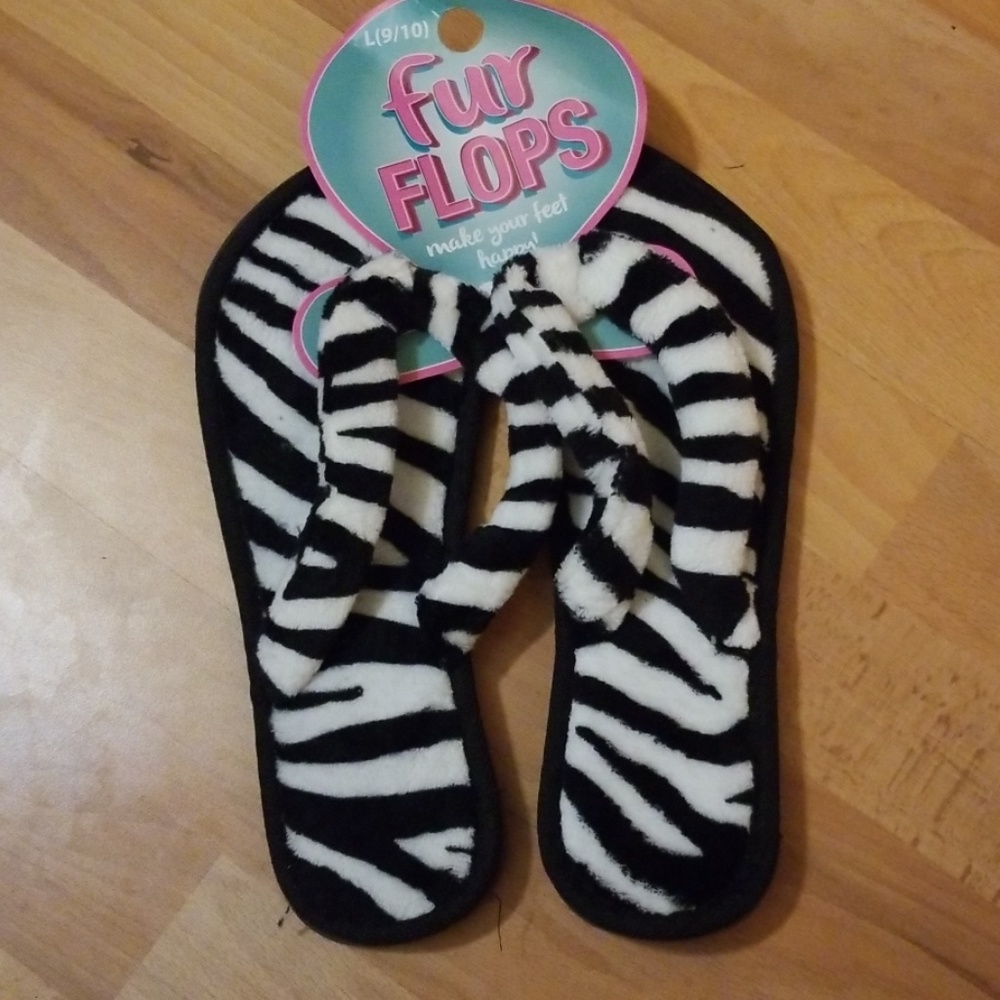 Fur Flip Flops